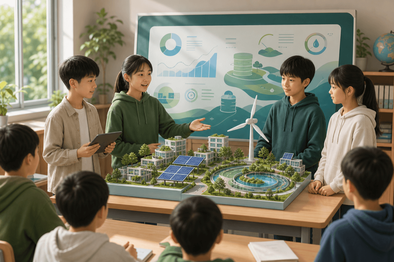 交流反思:可持续地球课程场景